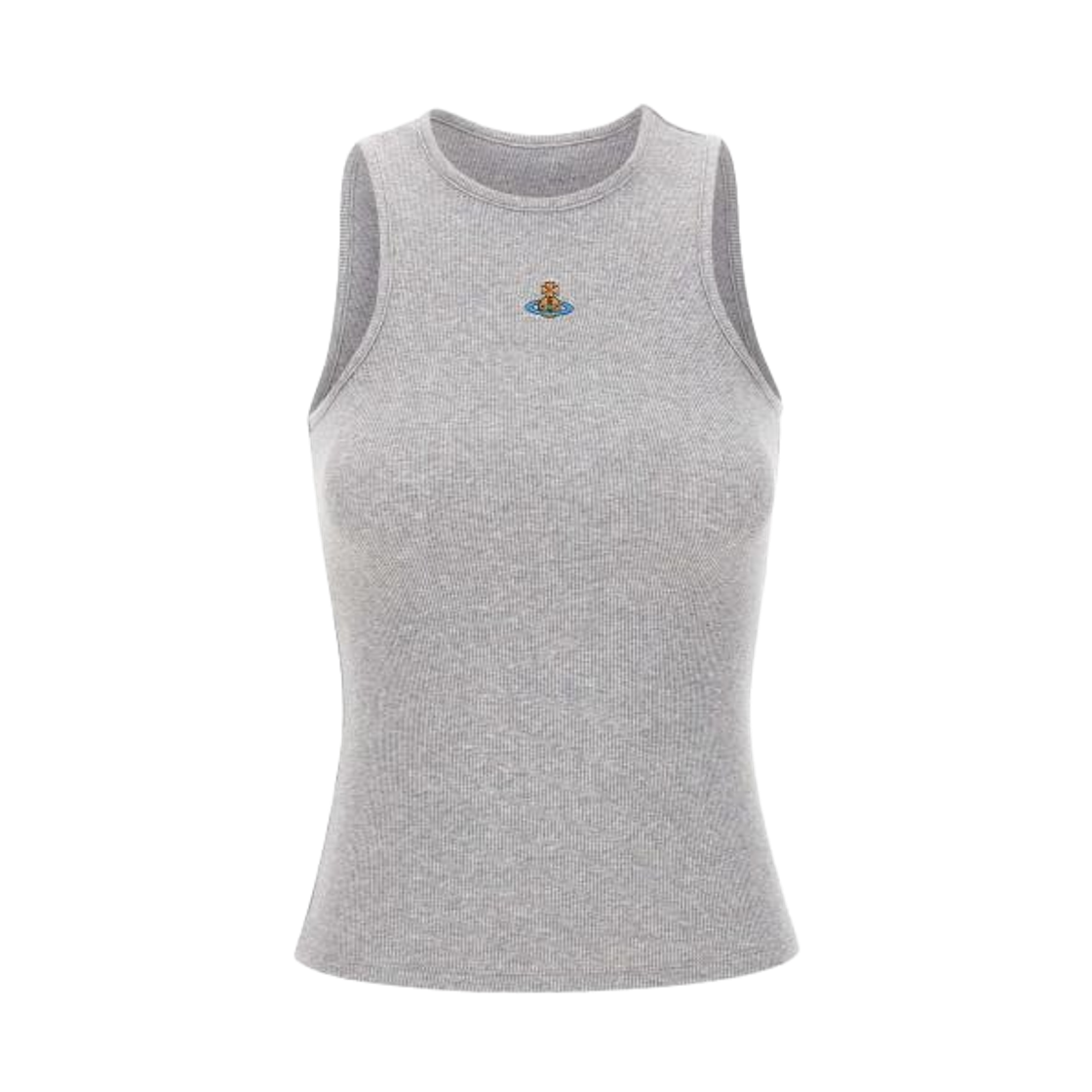 3G01003Z-J009C-P001 (W) Vivienne Westwood Orb Logo Sleeveless Top Grey