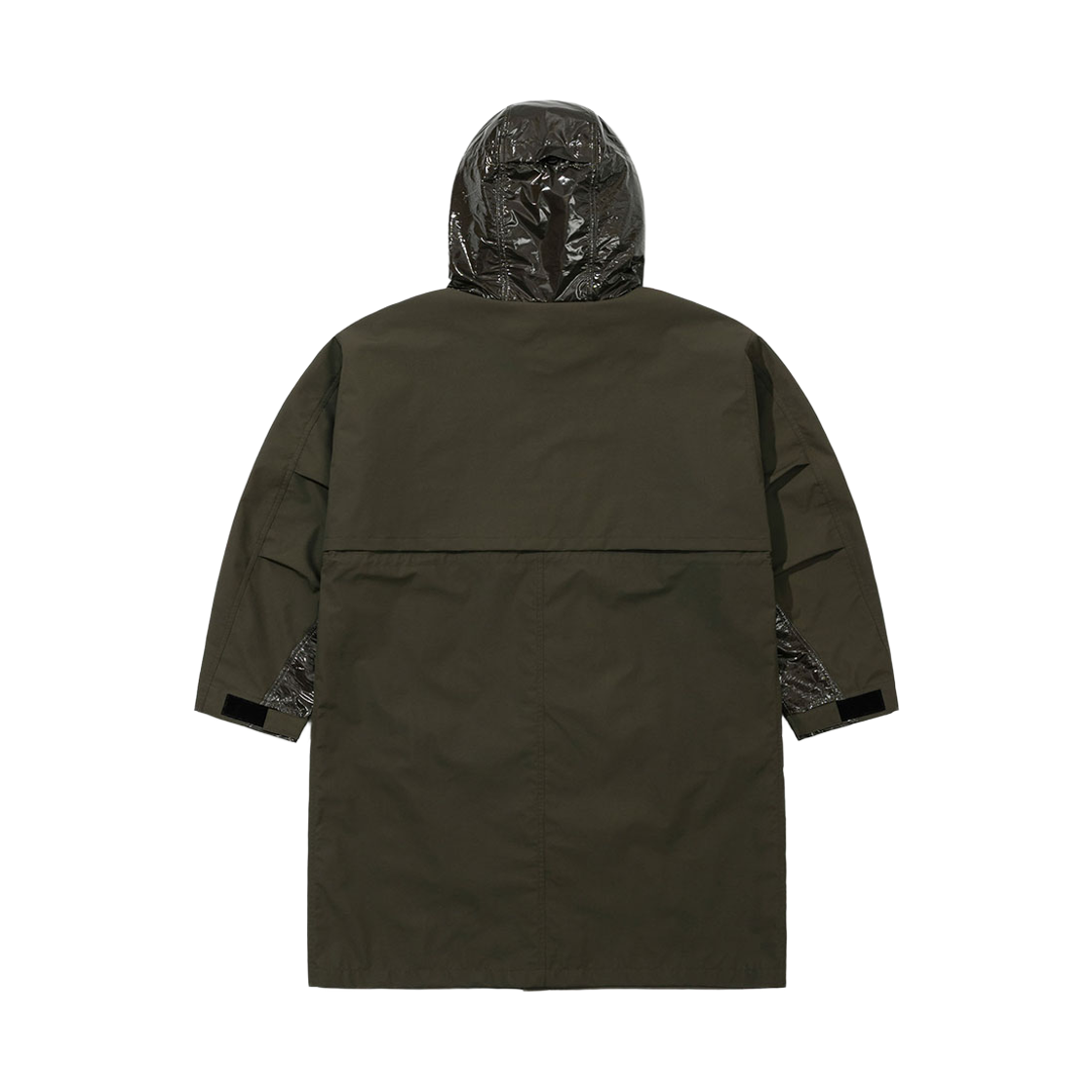 비에스래빗 글로스 패널 레인 코트 카키(Bsrabbit Gloss Panel Rain Coat Khaki) - 2