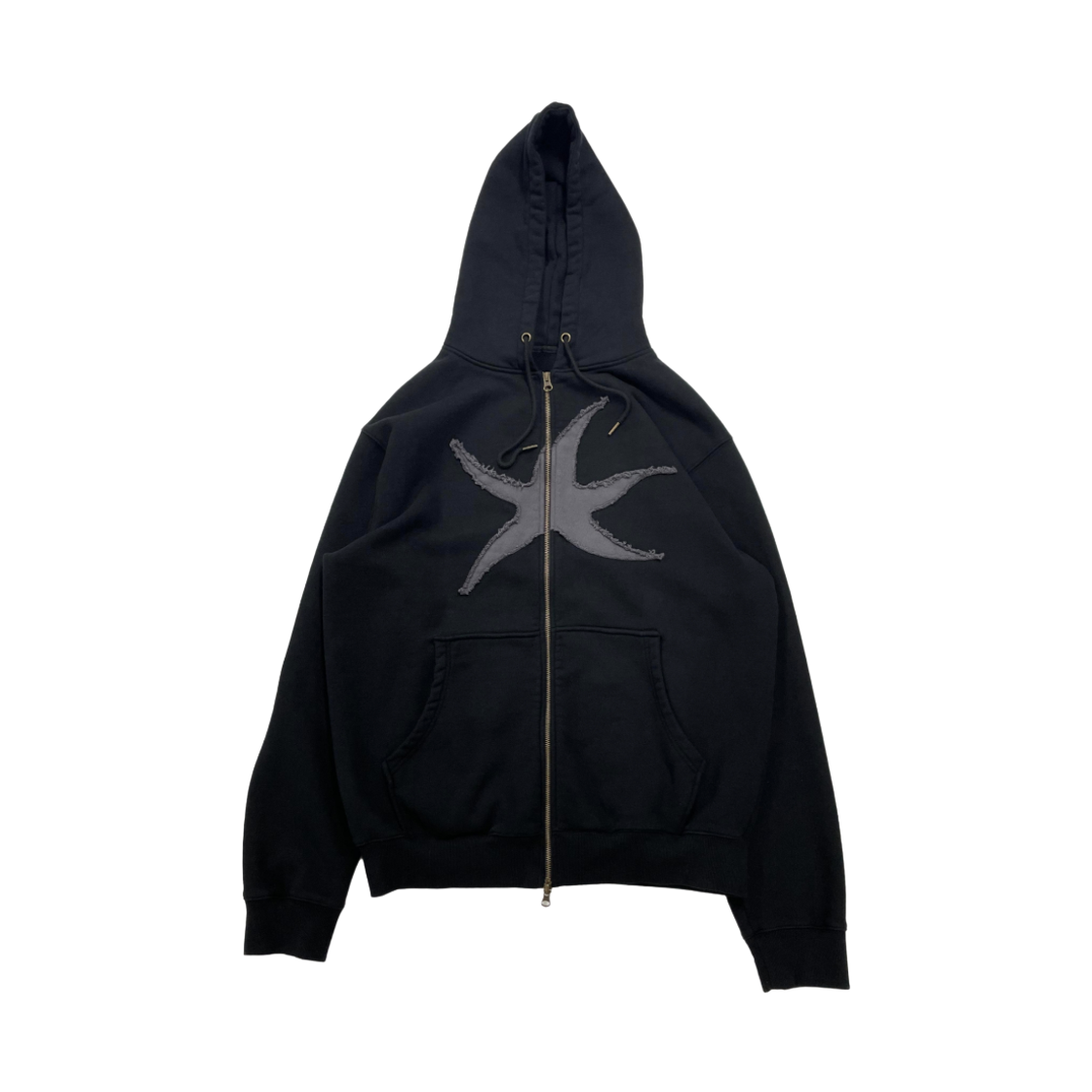 더콜디스트모먼트 TCM 스타피쉬 후드 집업 블랙(The Coldest Moment TCM Starfish Hooded Zip-Up Black)