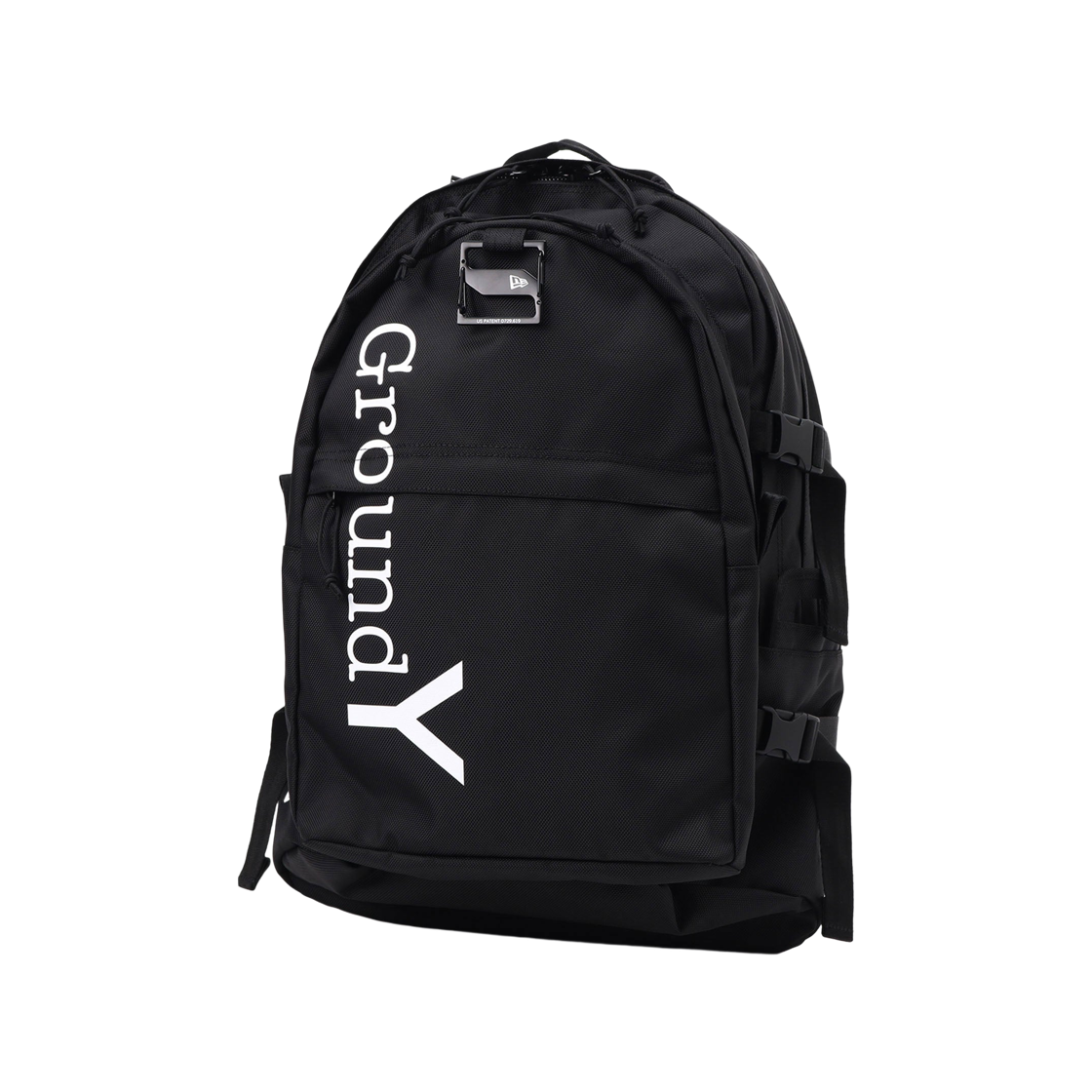 뉴에라 x 그라운드 와이 로고 백팩 블랙(New Era x Ground Y Logo Backpack Black) - 1