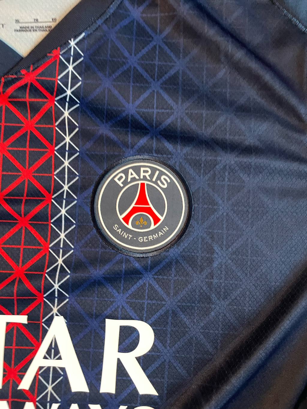Nike Paris Saint-Germain 2025/26 Stadium Home Dri-Fit Soccer Replica Jersey Midnight Navy (Non Marking Ver.) 착용 스타일 - 4