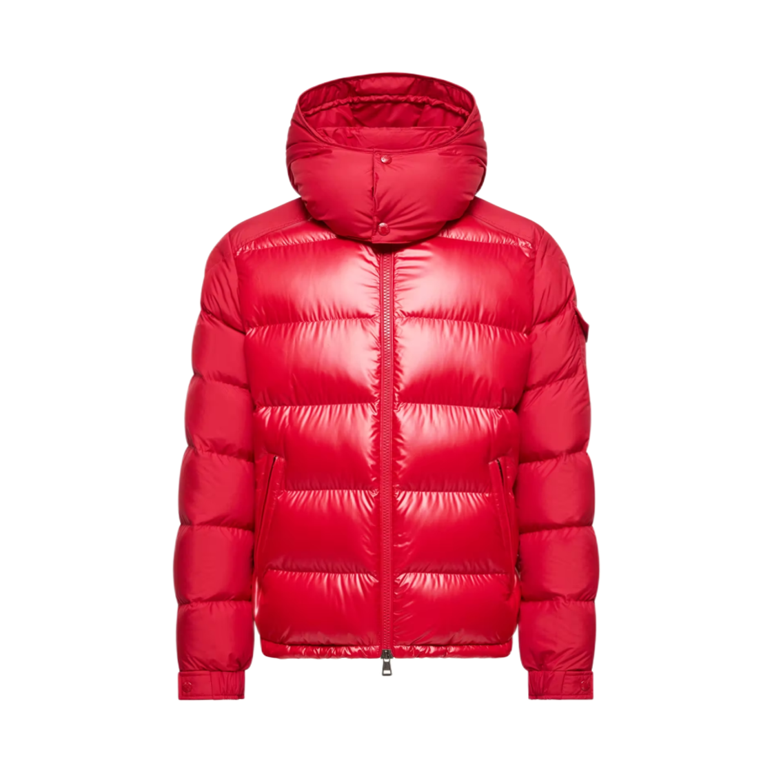 L2-091-1A00138-597YX-45D Moncler Maya Hooded Short Down Jacket Red - 26FW