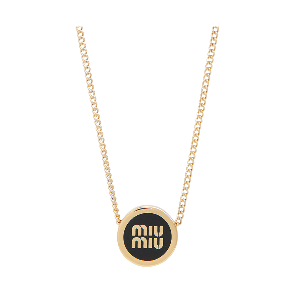 [15% 쿠폰] (W) 미우 미우 메탈 네클리스 블랙([15% 쿠폰] (W) Miu Miu Metal Necklace Black) - 2