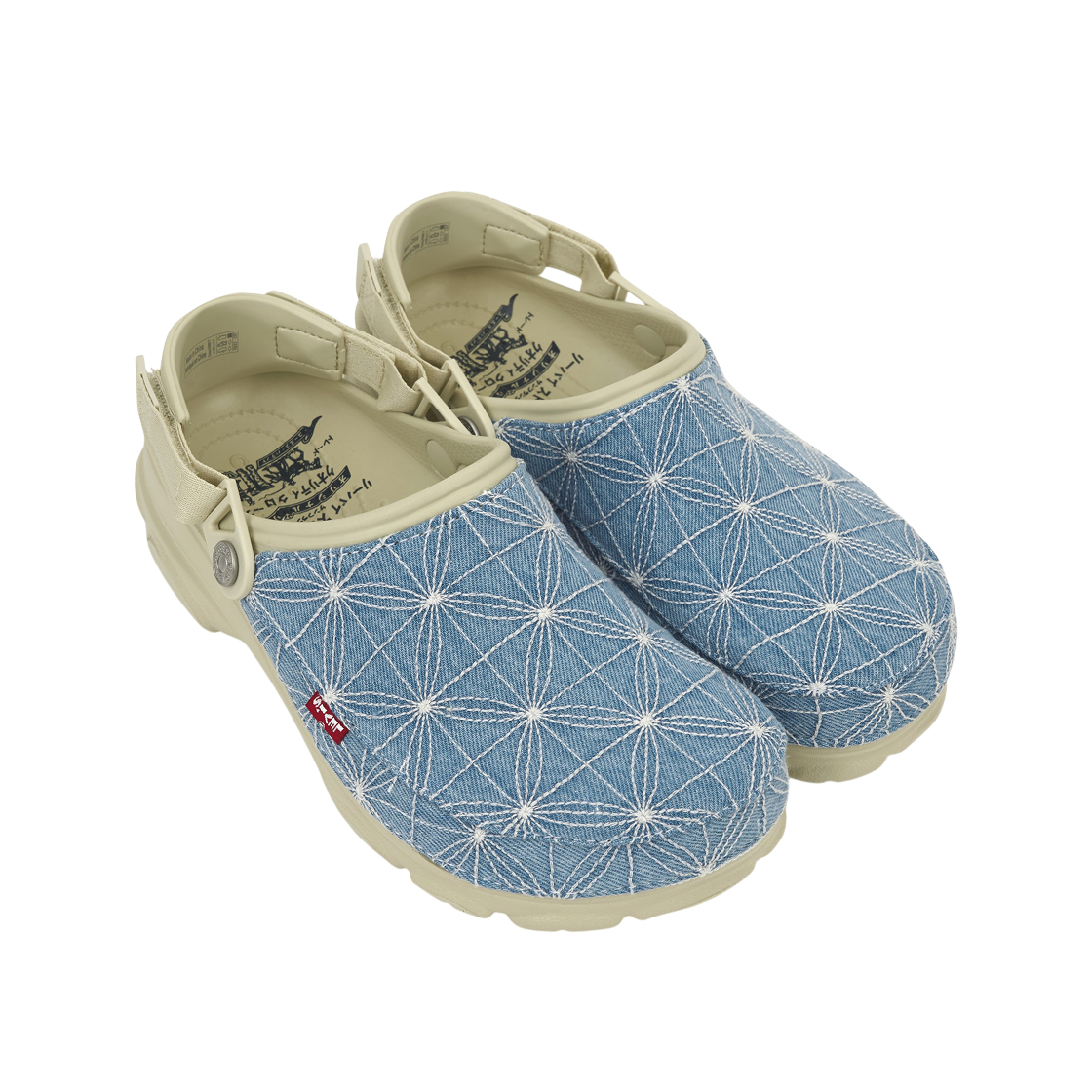 크록스 x 리바이스 올 터레인 클로그 본 블루(Crocs x Levi's All Terrain Clog Bone Blue) - 4