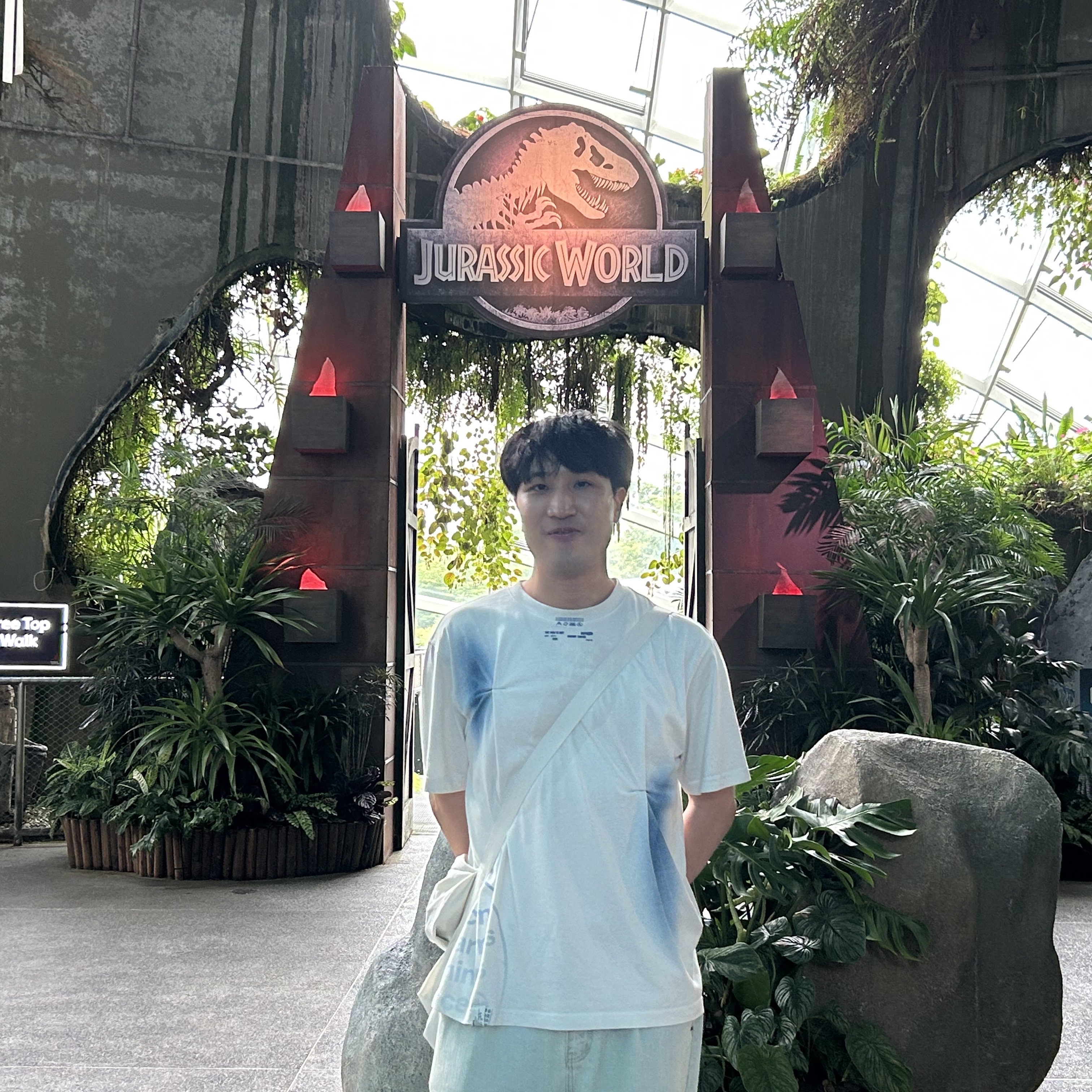 Ader Error Nowia T-Shirt Off White 착용 스타일