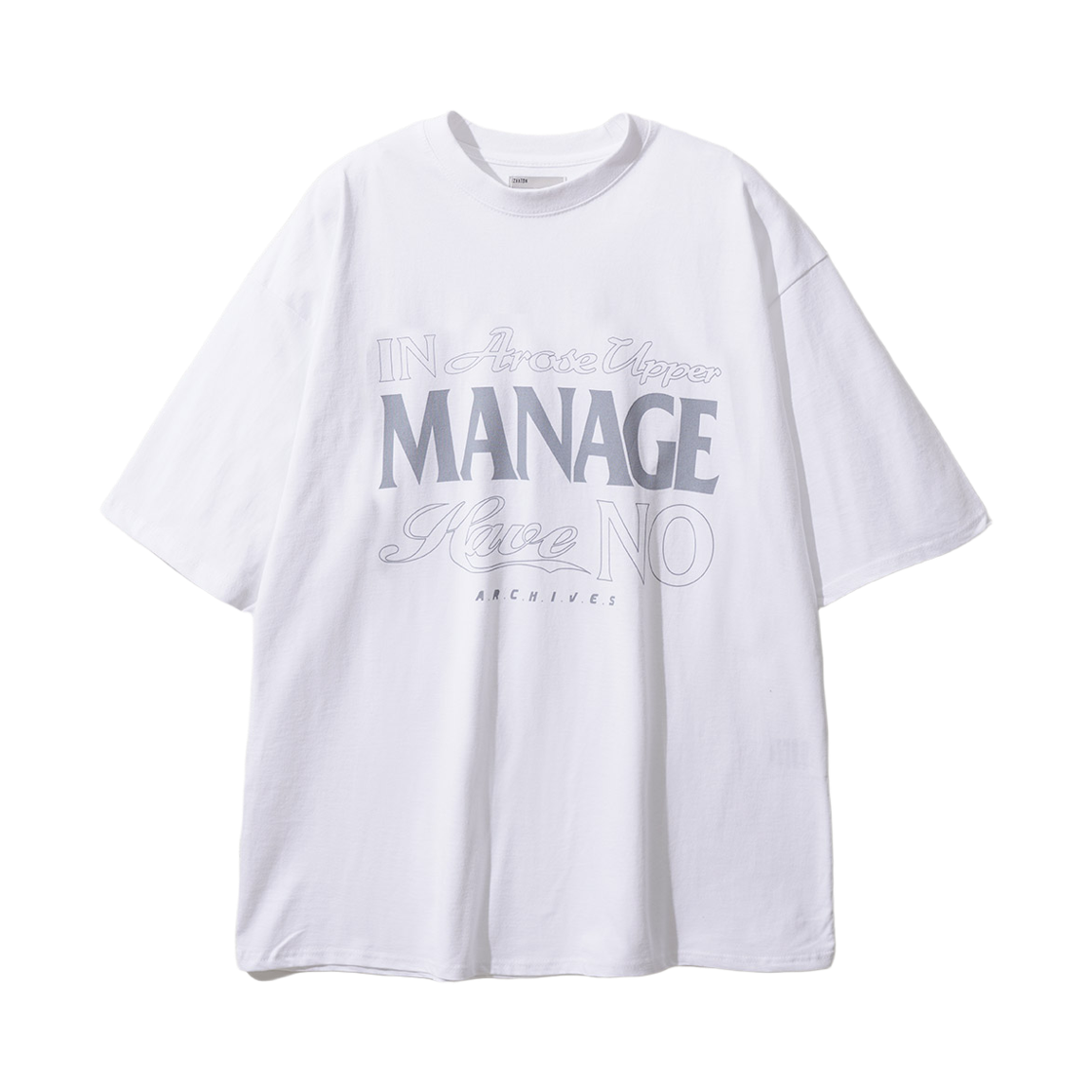 SHST6689_White_291 EZKATON Manage Short Sleeve White SHST6689