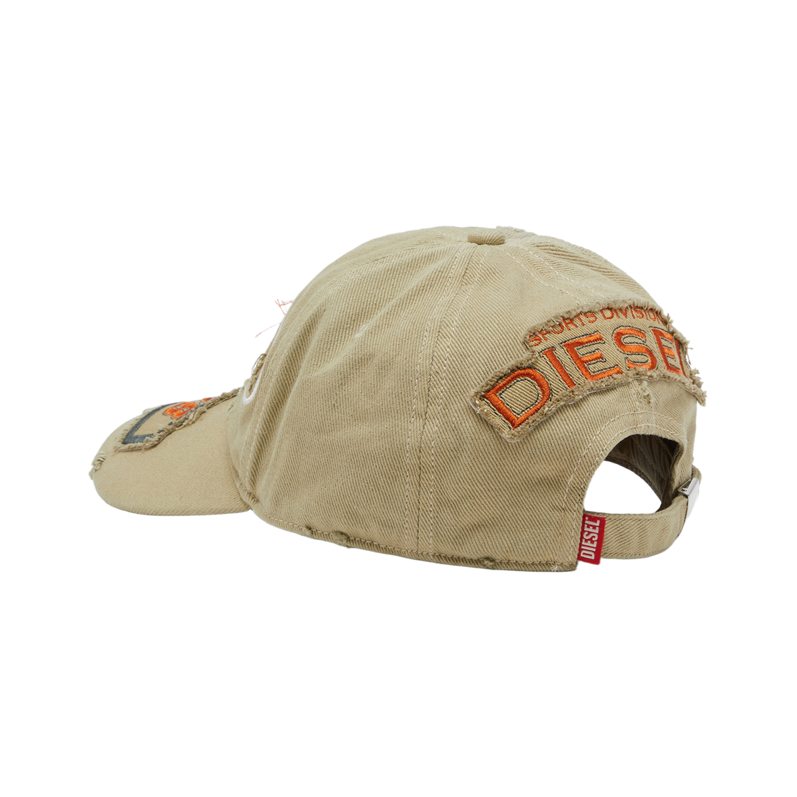 디젤 C-브래프 자수 패치 베이스볼 캡 라이트 브라운(Diesel C-Braff Baseball Cap with Embroidery Patch Light Brown) - 2