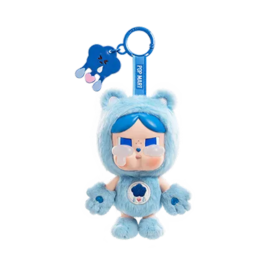 - Pop Mart Crybaby x Care Bears Series Vinyl Plush Pendant Grumpy Bear (Opened Case)