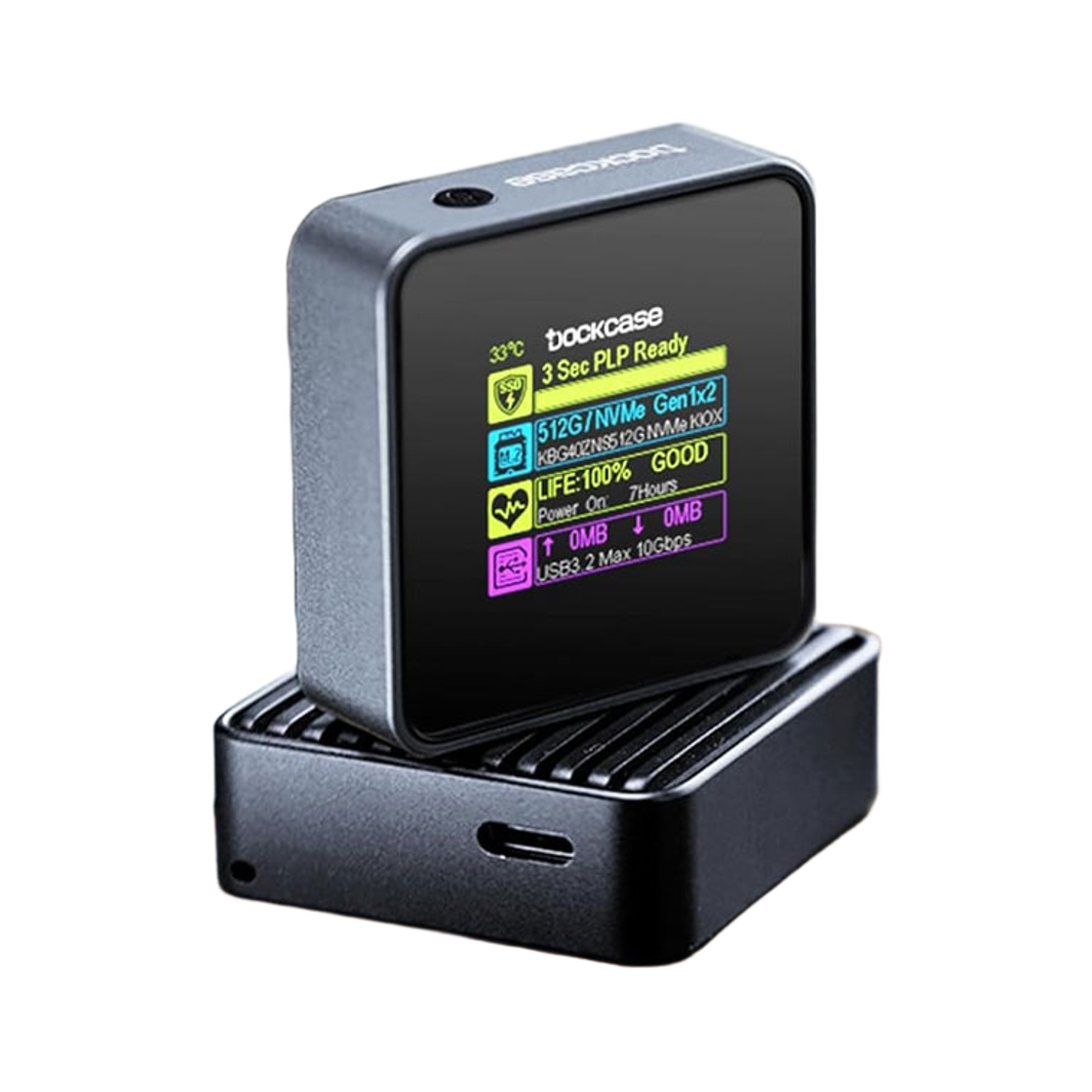 DSWC1M-3G [Dockcase] Pocket Smart M.2 NVMe SSD Enclosure