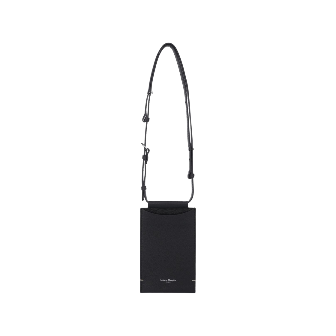 SA2VZ0005P7268H8419 Maison Margiela Logo Phone Pouch Black