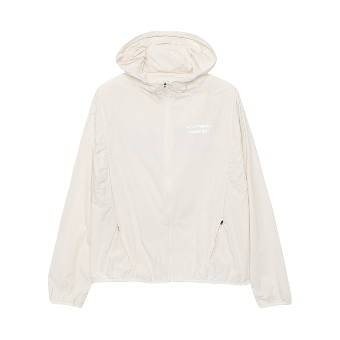 APP0201 runwhither Womens Windbreaker Jacket White