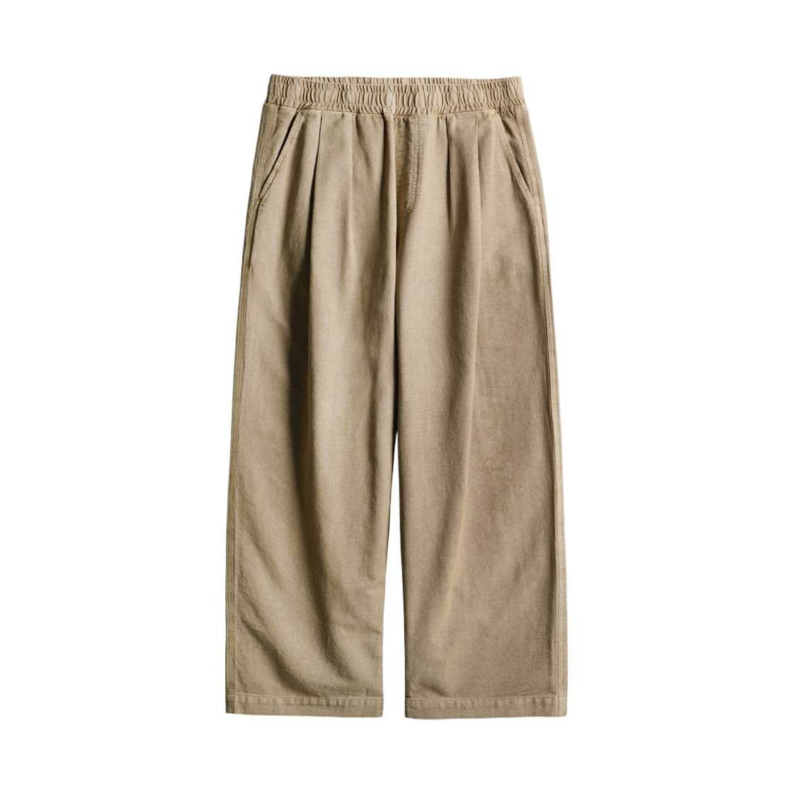 JULP4619_Beige_29 PERSTEP Coolmix Pigment Linen Like Long Pants Beige JULP4619
