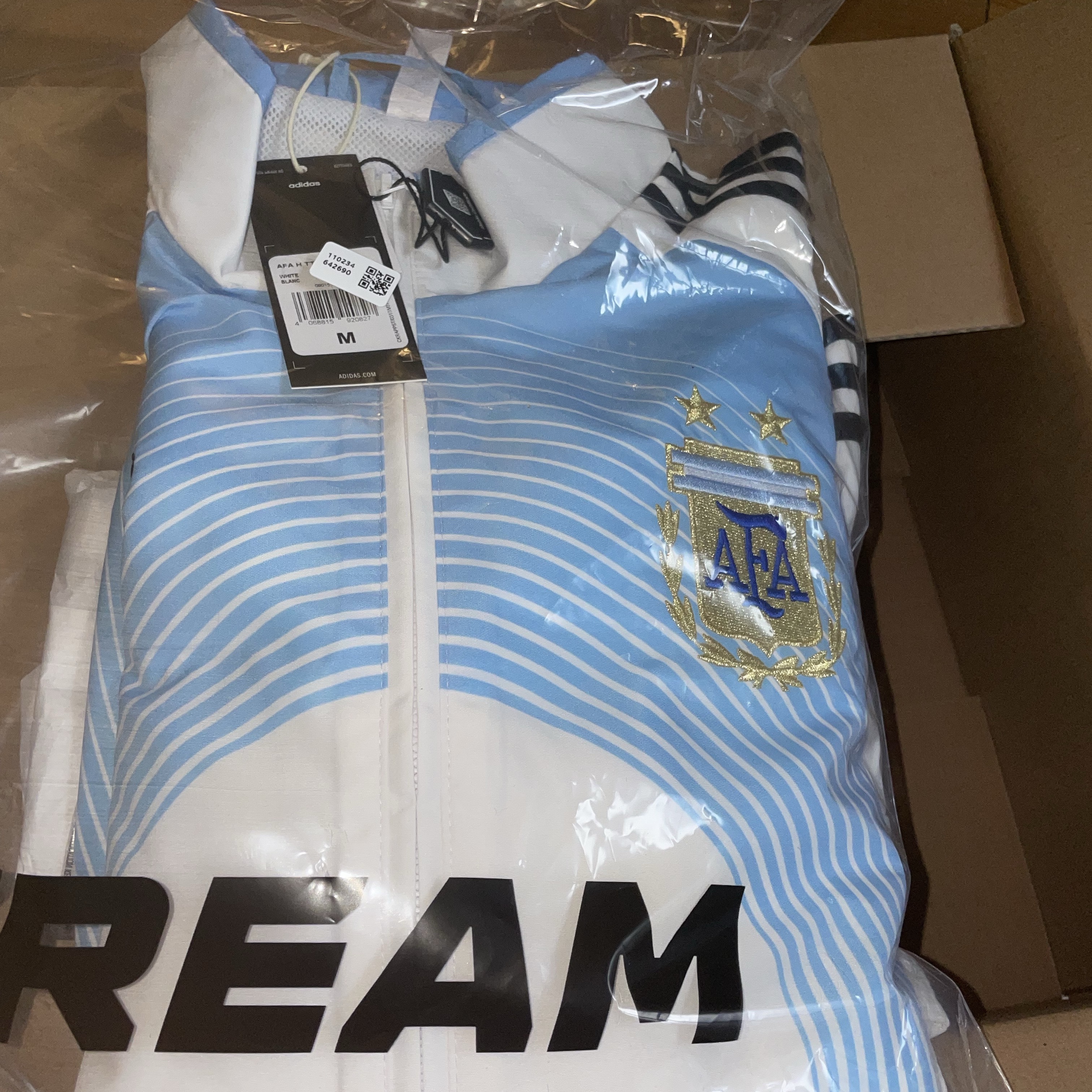 Adidas Argentina Home Track Top 2006 White - KR Sizing (Non Marking Ver.) 착용 스타일