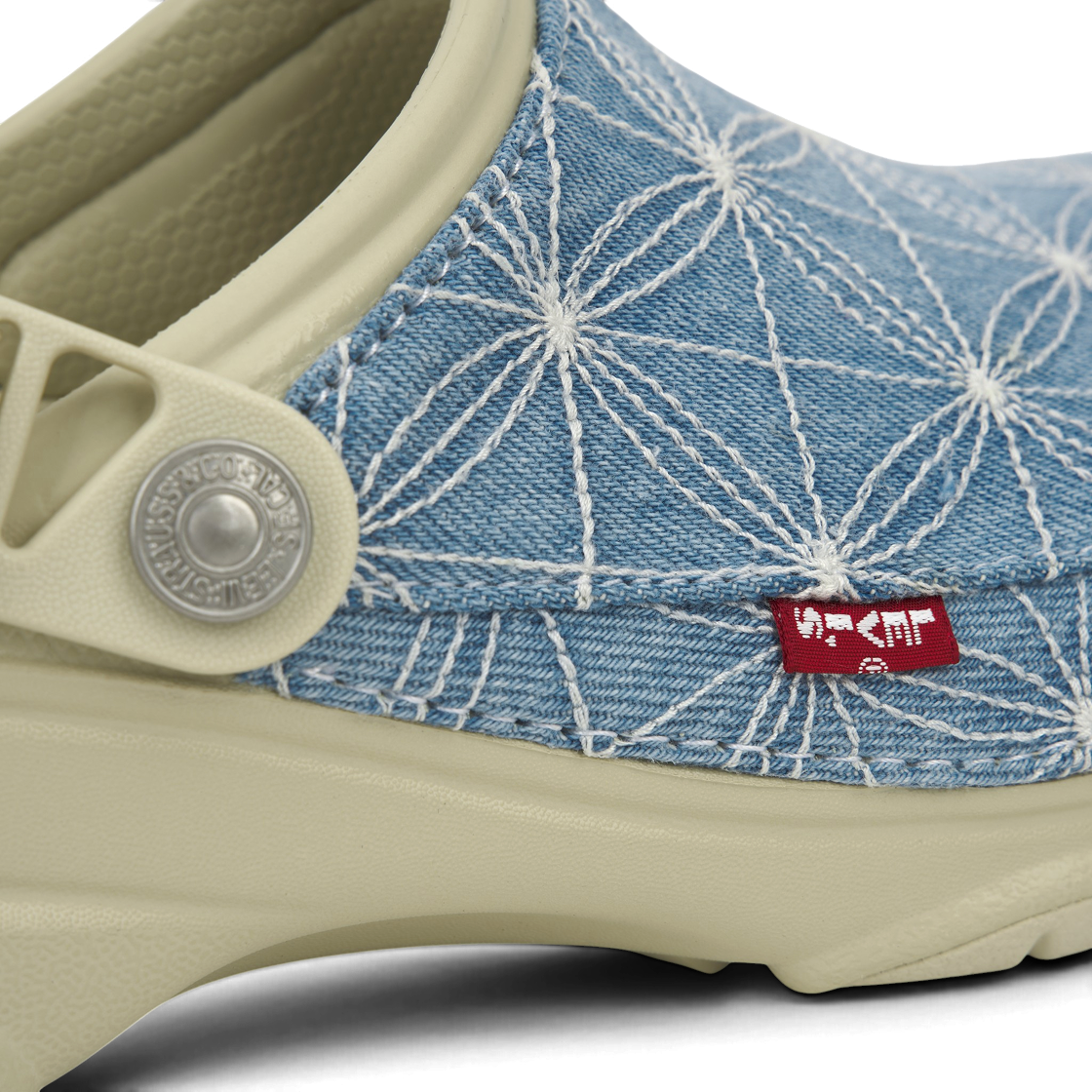 크록스 x 리바이스 올 터레인 클로그 본 블루(Crocs x Levi's All Terrain Clog Bone Blue) - 7