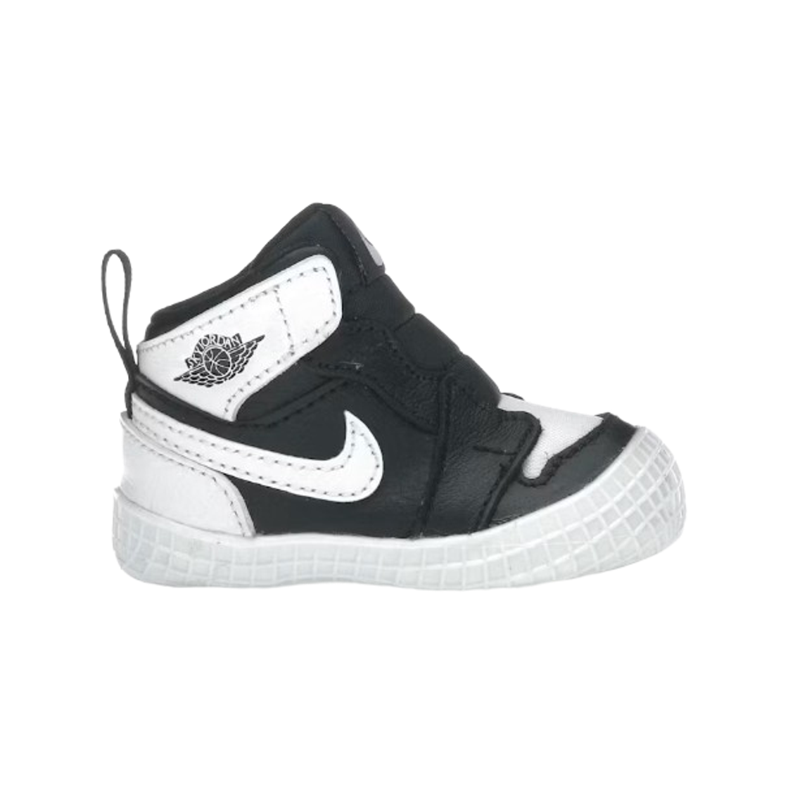 AT3745-010 (CB) Jordan 1 Crib Bootie Black White
