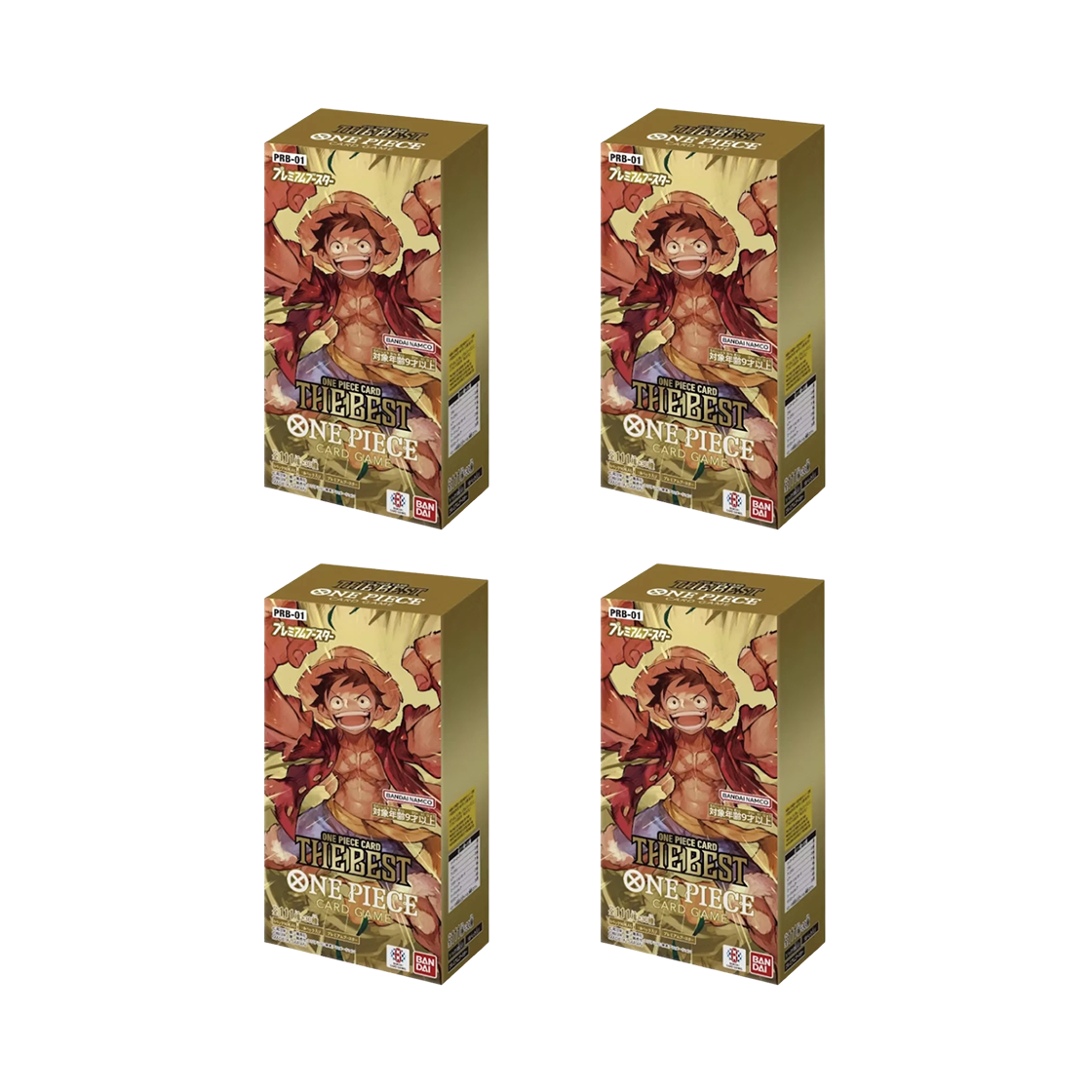 원피스 TCG PRB-01 프리미엄 부스터 팩 원피스 카드 더 베스트 4 박스 (40팩/일어판)(One Piece TCG PRB-01 Premium Booster Pack One Piece Card The Best 4 Boxes (Pack of 40/Japanese Ver.)) - 1