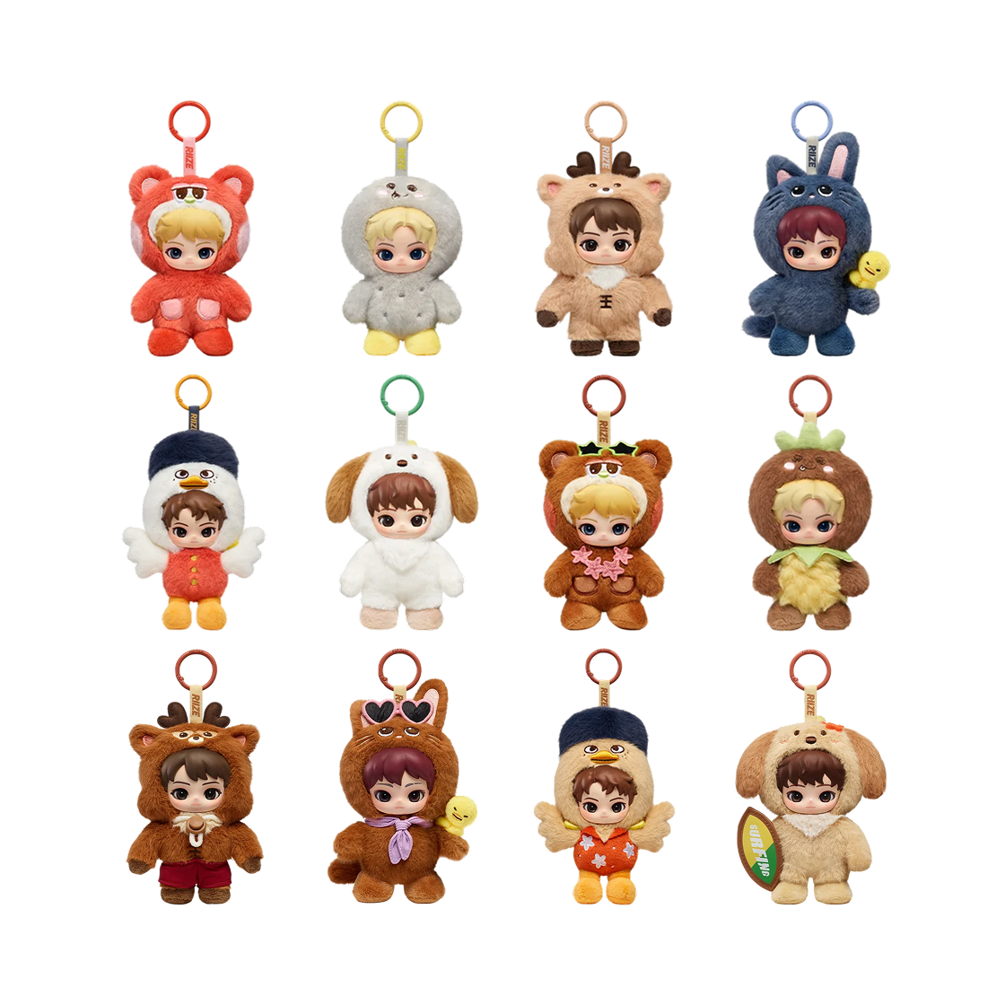 팝마트 x 라이즈 플러피 클럽 시리즈 인형 키링 미개봉 랜덤박스 (1개입)(Pop Mart x RIIZE Fluffy Club Series Vinyl Plush Doll Pendant Sealed Case (1 Blind Box)) - 2