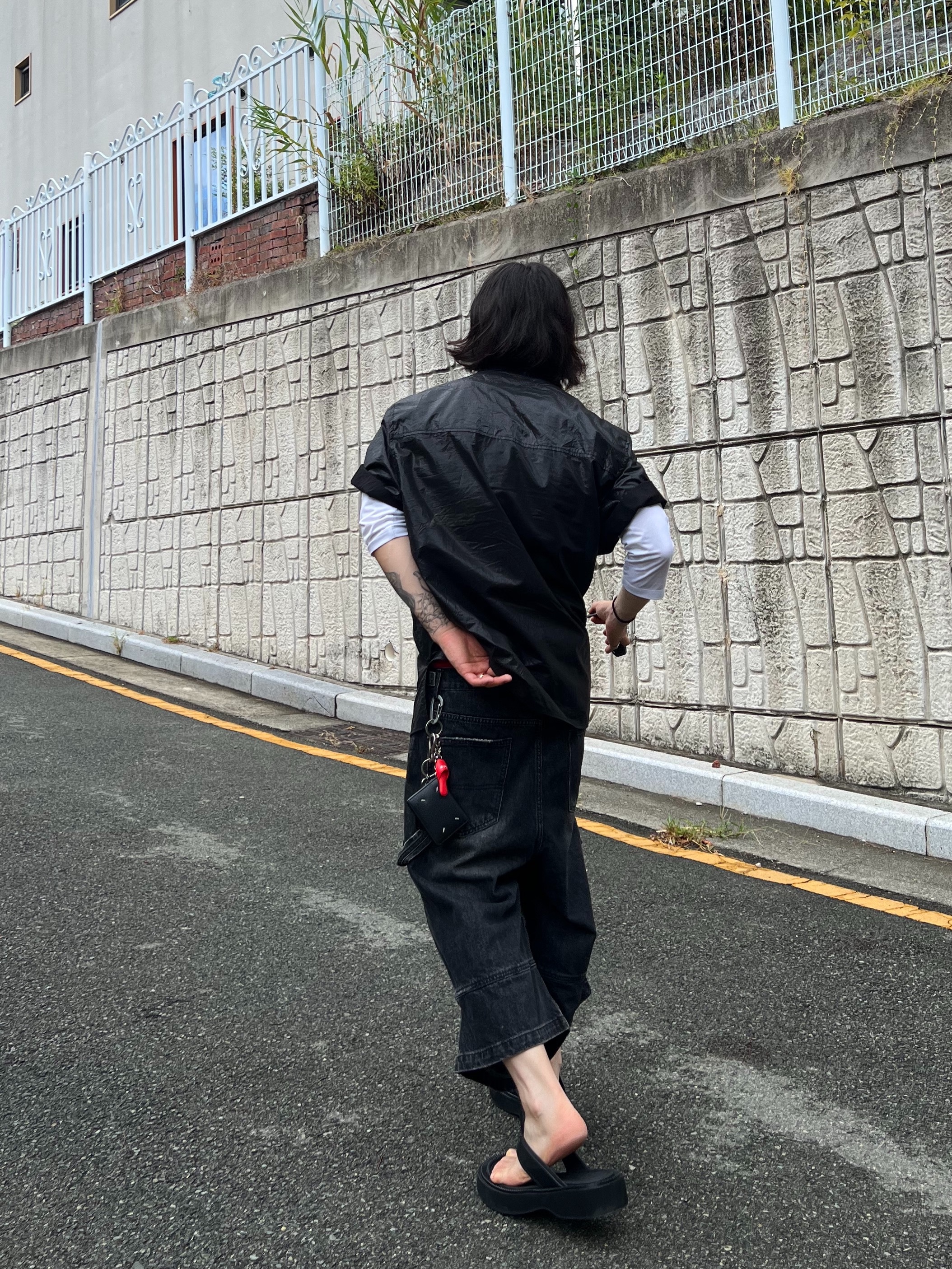 ROARINGRAD Carpenter Bermuda Denim Pants Black, DECATHLON Adult Sports Sunglasses Category 3 ST100 Smoked Black 착용 스타일 - 9