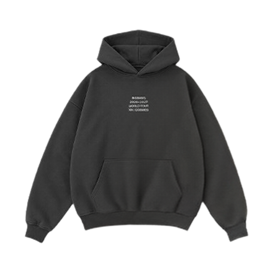 빅뱅 2026-2027 월드 투어 XX : 코스모스 투어 후드 블랙(Bigbang 2026-2027 World Tour XX : Cosmos Tour Hoodie Black) - 2