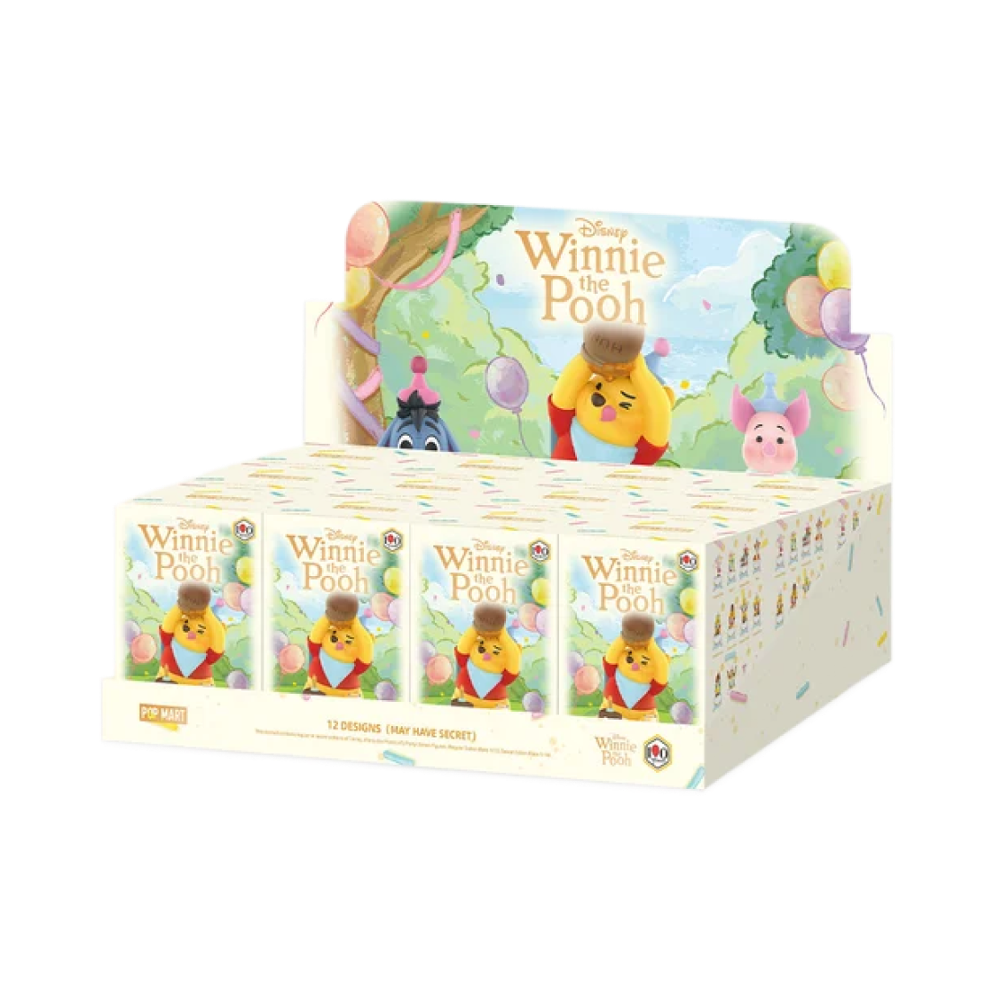 - Pop Mart Disney Winnie the Pooh Let's Party! Series Figures Sealed Case (12 Blind Boxes)