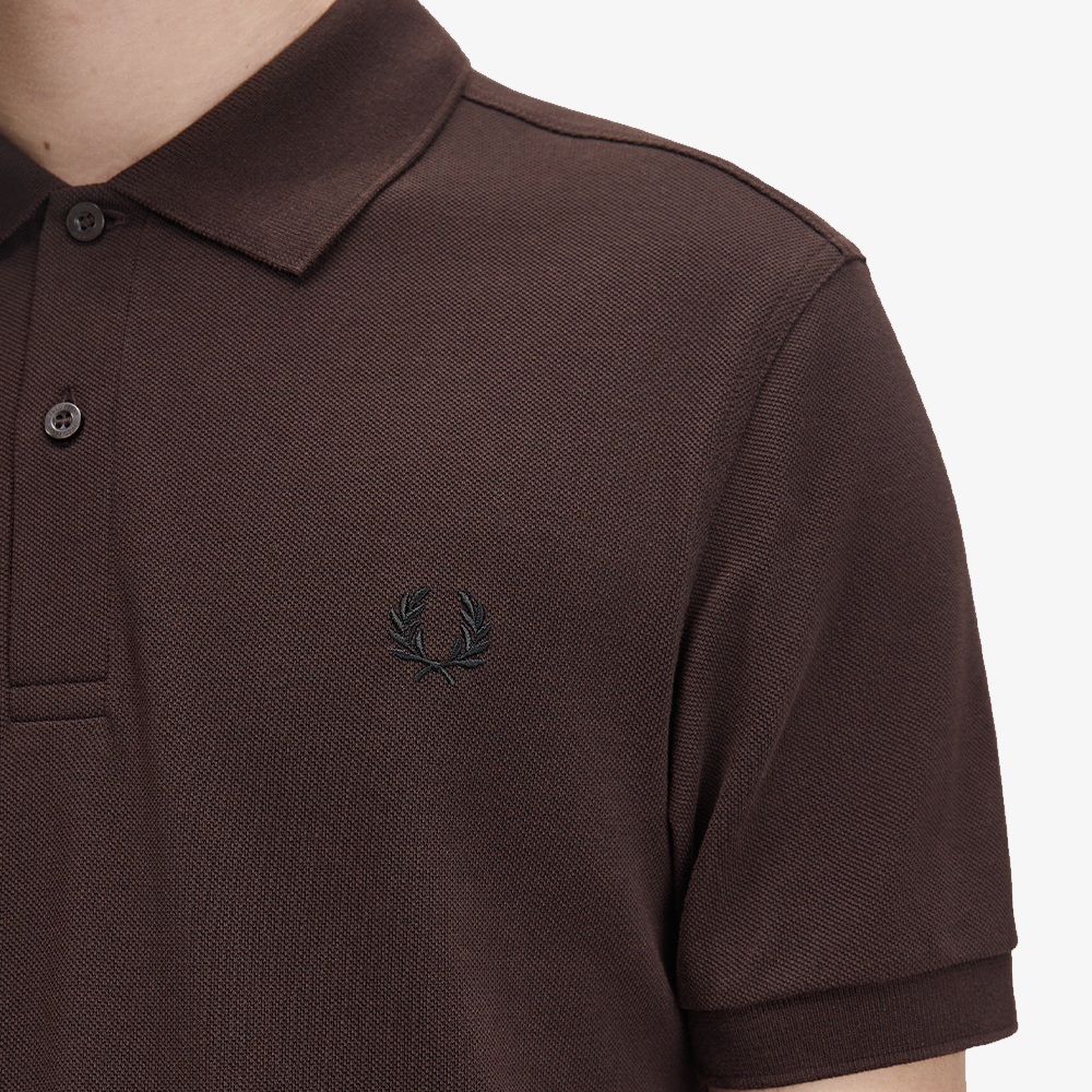 [KREAM 단독] 프레드페리 M6000 플레인 프레드페리 셔츠 리치브라운/블랙([KREAM 단독] Fred Perry M6000 Plain Fred Perry Shirt Rich Brown/Black) - 4