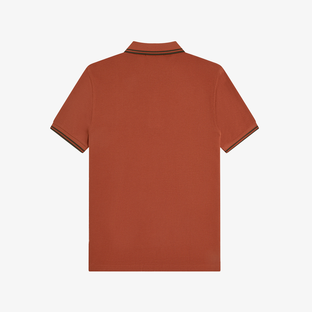 프레드페리 M3600 트윈 팁 프레드페리 셔츠 브랜디/나이트그린(Fred Perry M3600 Twin Tipped Fred Perry Shirt Brandy/Night Green) - 6
