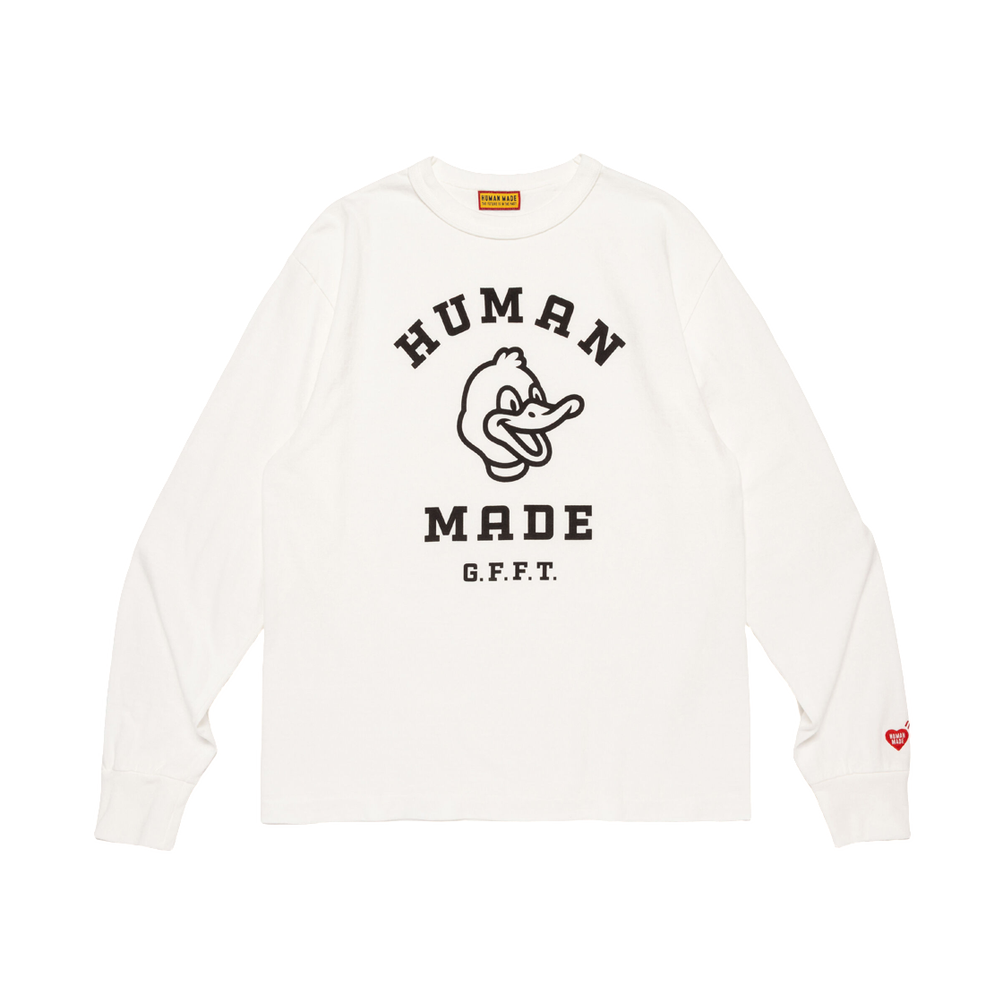 HM32CS043 Human Made Graphic L/S T-Shirt White