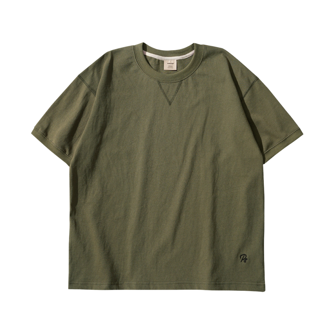 퍼스텝 윕스 반팔티셔츠 라이트카키 JIST4757(PERSTEP Whips Short Sleeve Lightkhaki JIST4757)