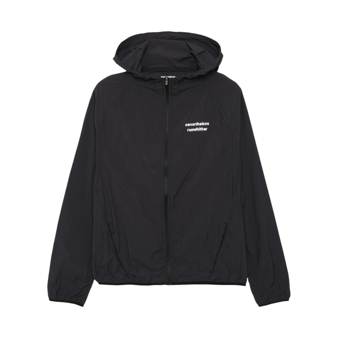 APP0206 runwhither Womens Windbreaker Jacket Black