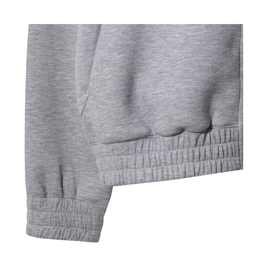 이로 벨로체 밴딩 배색 하이넥 집업 티셔츠 그레이(Iro Veloce Banded Color-Block High-Neck Zip-Up T-Shirt Gray) - 5