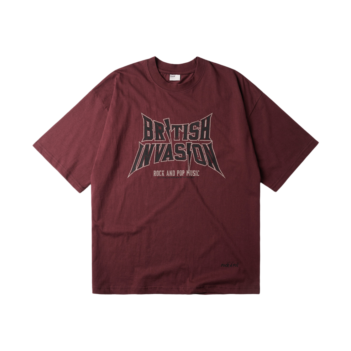 HHST6879_Burgunby_29 EZKATON Invasion Short Sleeve Burgunby HHST6879