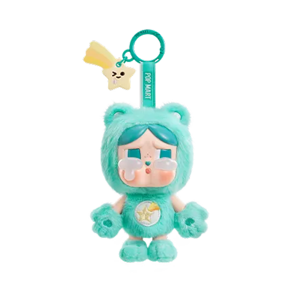 - Pop Mart Crybaby x Care Bears Series Vinyl Plush Pendant Wish Bear (Opened Case)