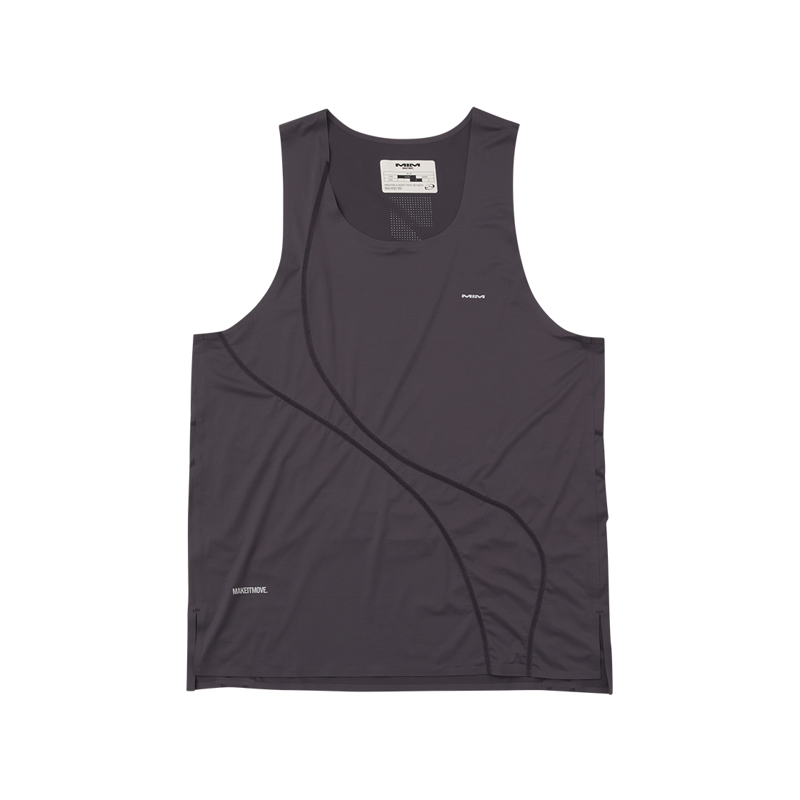 엠아이엠 모멘텀 싱글렛_차콜 그레이(MIM Momentum Singlet_Charcoal Grey) - 2