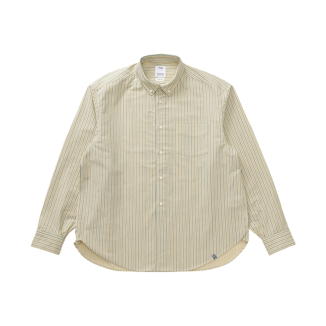 비즈빔 베일러 로우 셔츠 롱슬리브 옐로우 스트라이프(Visvim Beiler OX Shirt L/S YellowStripe)