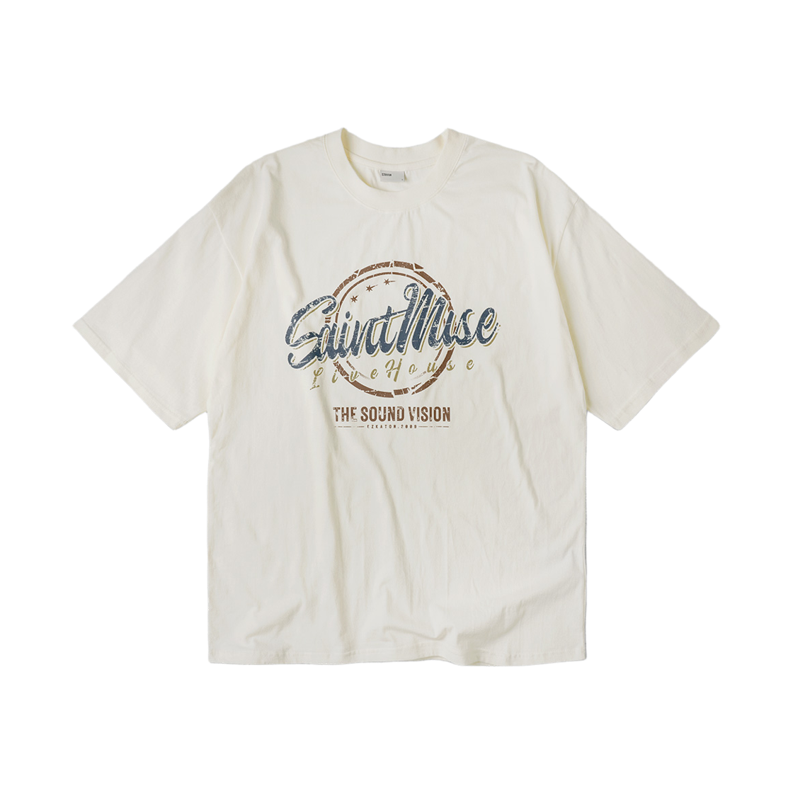 KMST6871_Cream_29 EZKATON Muse Short Sleeve Cream KMST6871