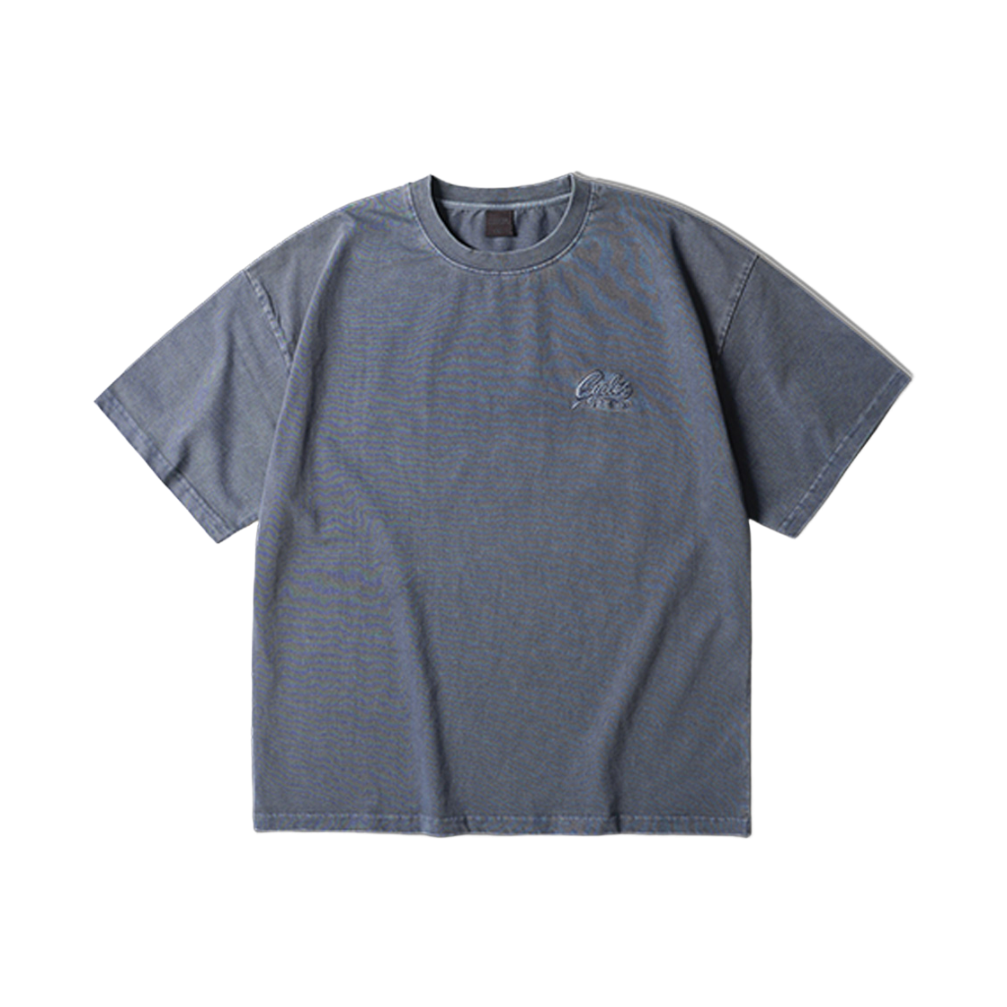 JIST6948_navy_29 EZKATON Just Fit Pigment Short Sleeve Navy JIST6948