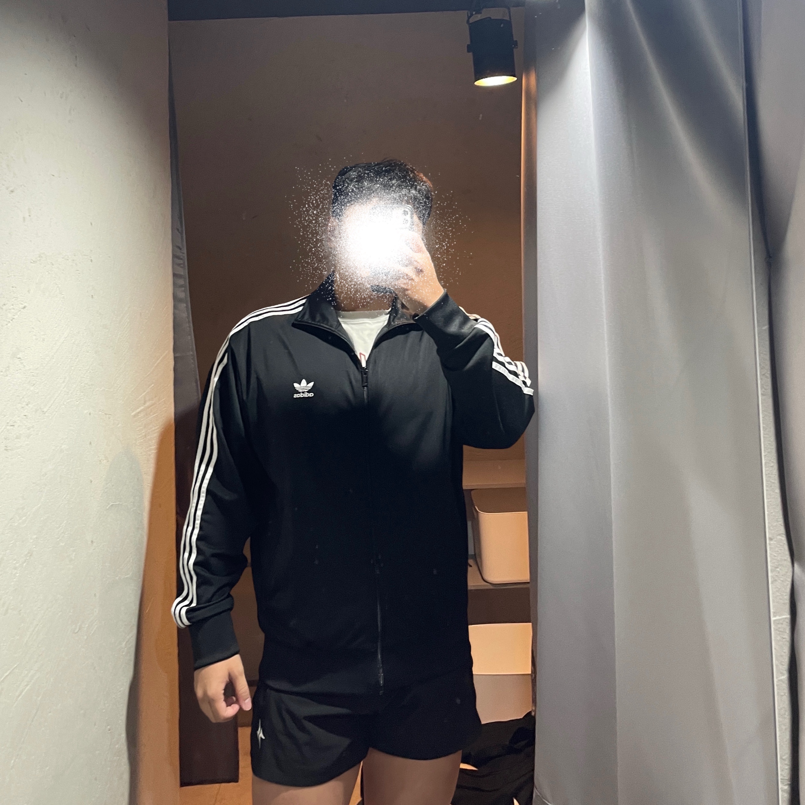 Adidas Adicolor Classics Firebird Track Top Black - KR Sizing 착용 스타일 - 1
