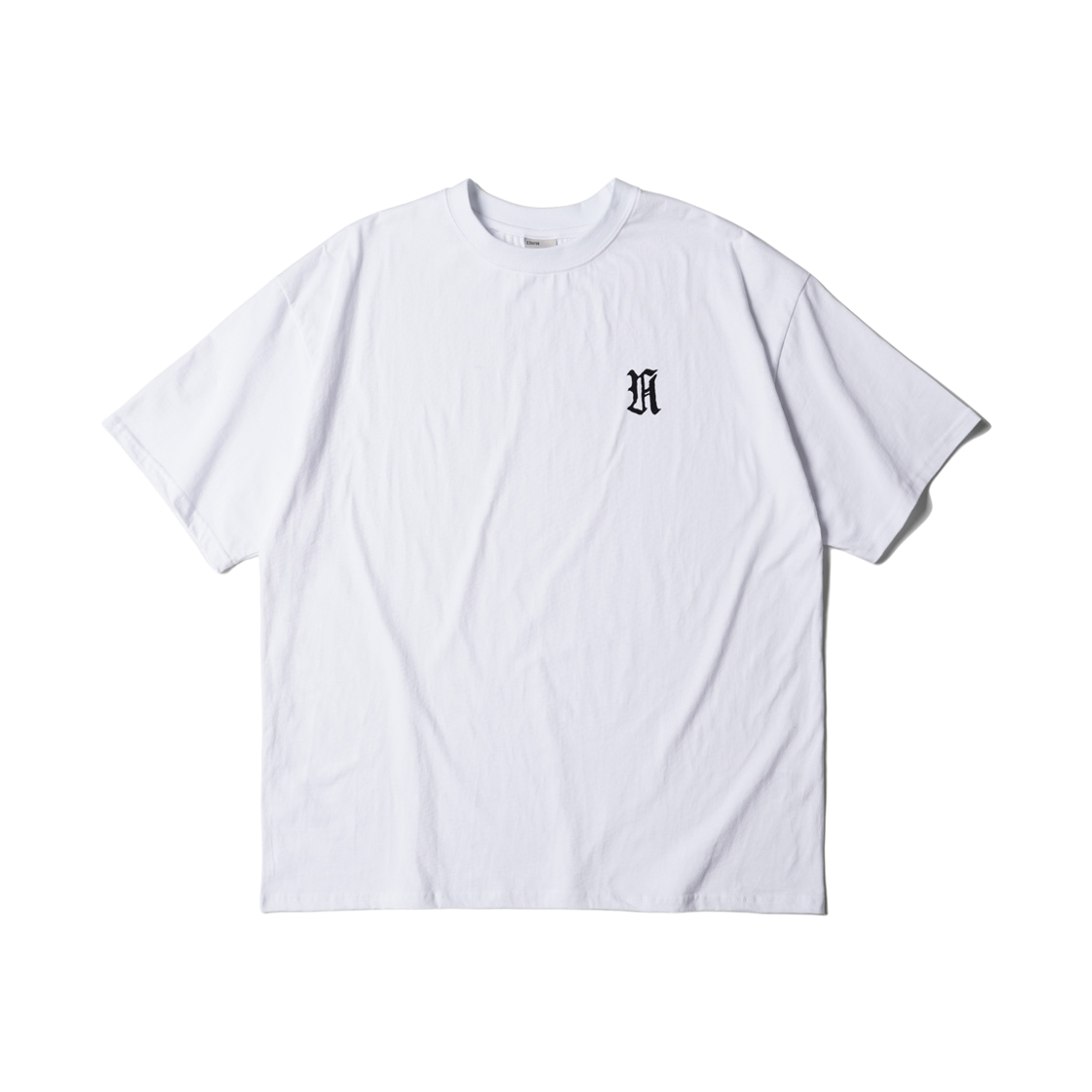 MMST6940_white_29 EZKATON Gothic Symbol Overfit Short Sleeve White MMST6940