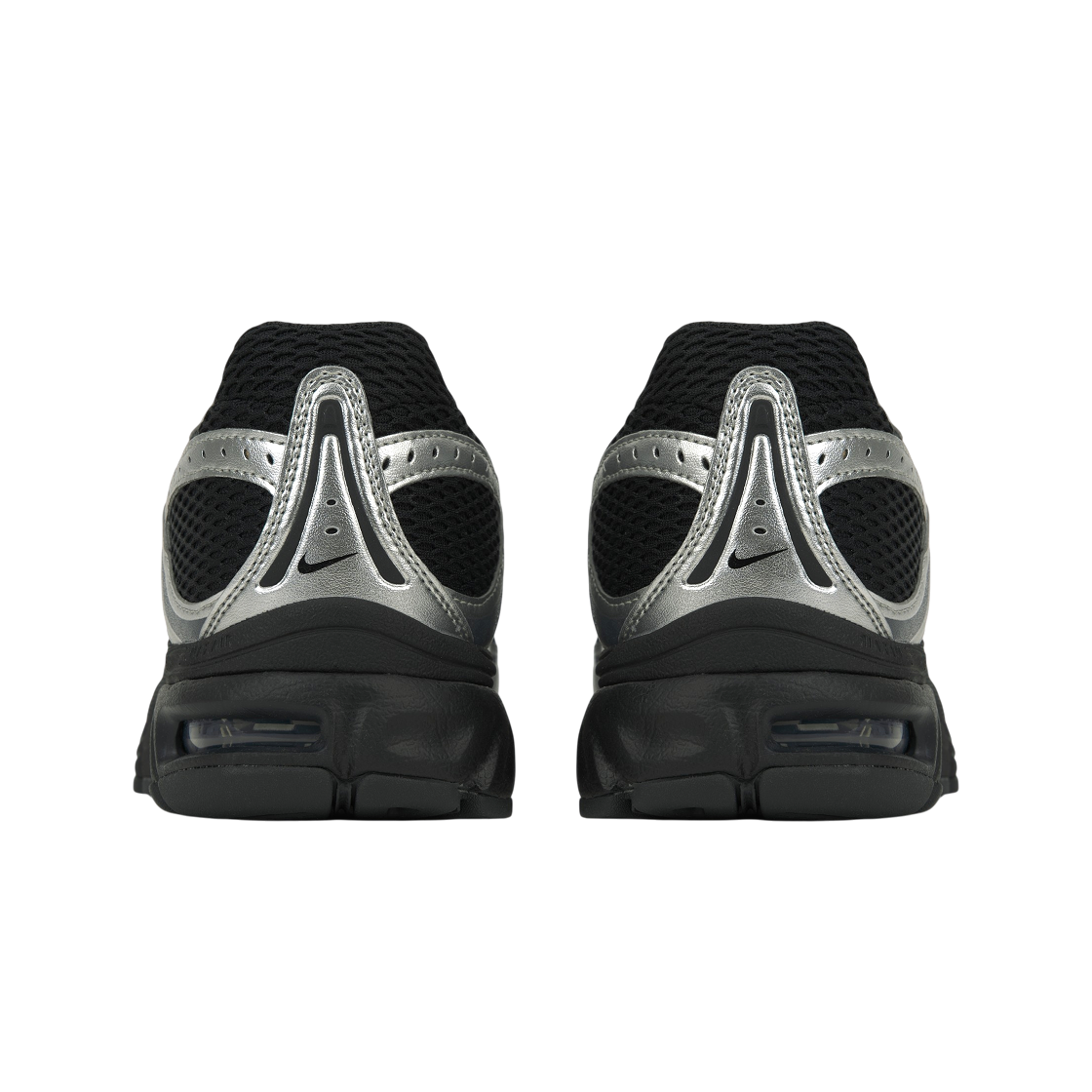 (W) 나이키 에어맥스 모토 2K 블랙 메탈릭 실버((W) Nike Air Max Moto 2K Black Metallic Silver) - 6