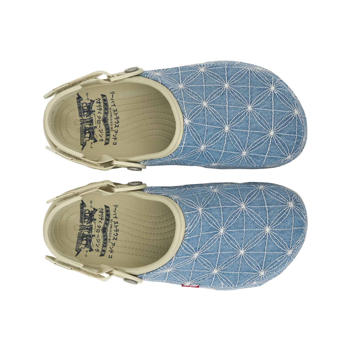 크록스 x 리바이스 올 터레인 클로그 본 블루(Crocs x Levi's All Terrain Clog Bone Blue) - 5