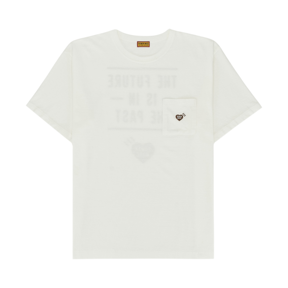 휴먼 메이드 하트 포켓 티셔츠 고베 화이트(Human Made Heart Pocket T-Shirt Kobe White) - 2