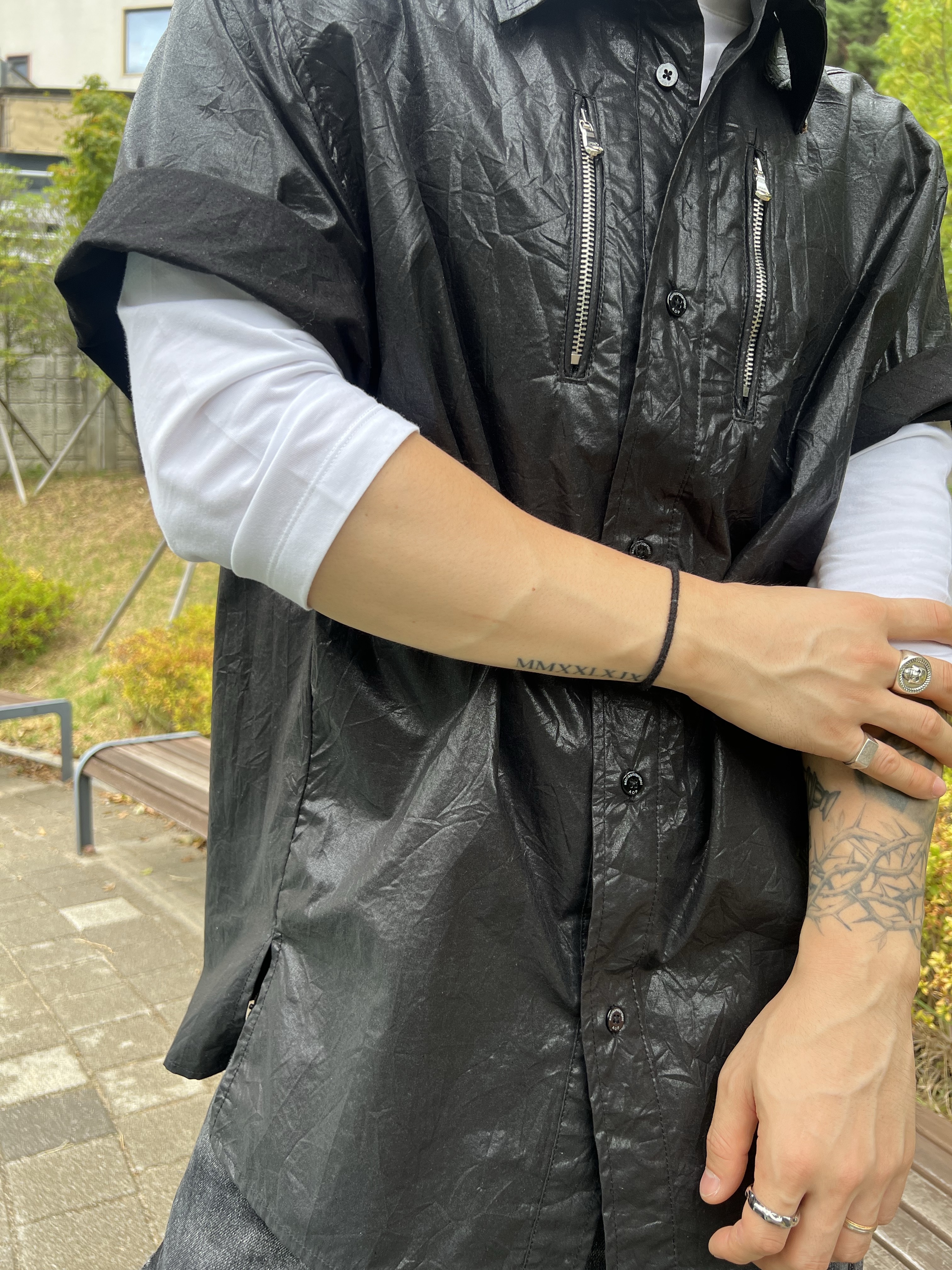 ROARINGRAD Carpenter Bermuda Denim Pants Black, DECATHLON Adult Sports Sunglasses Category 3 ST100 Smoked Black 착용 스타일 - 2