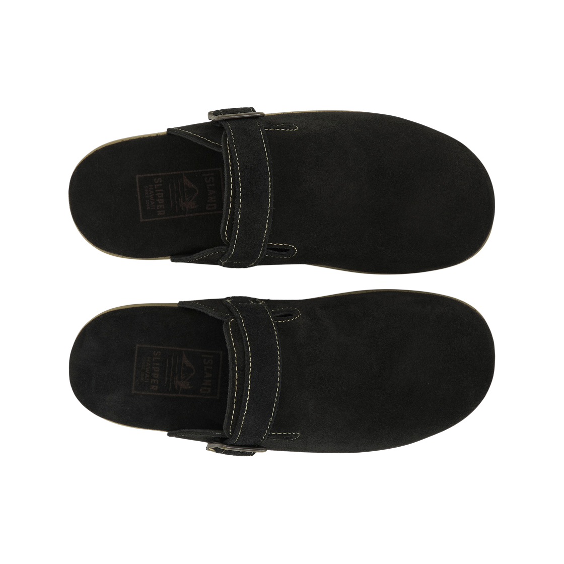 아일랜드 슬리퍼 클래식 스웨이드 클로그 블랙 스웨이드(Island Slipper Classic Suede Clog Black Suede) - 5