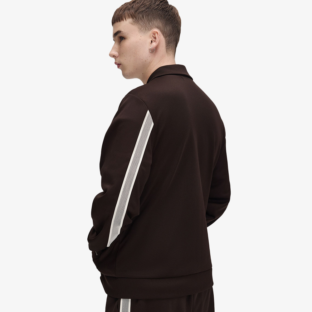 프레드페리 테니스 네트 테잎 트랙 재킷 리치브라운(Fred Perry Tennis Net Tape Track Jacket Rich Brown) - 5