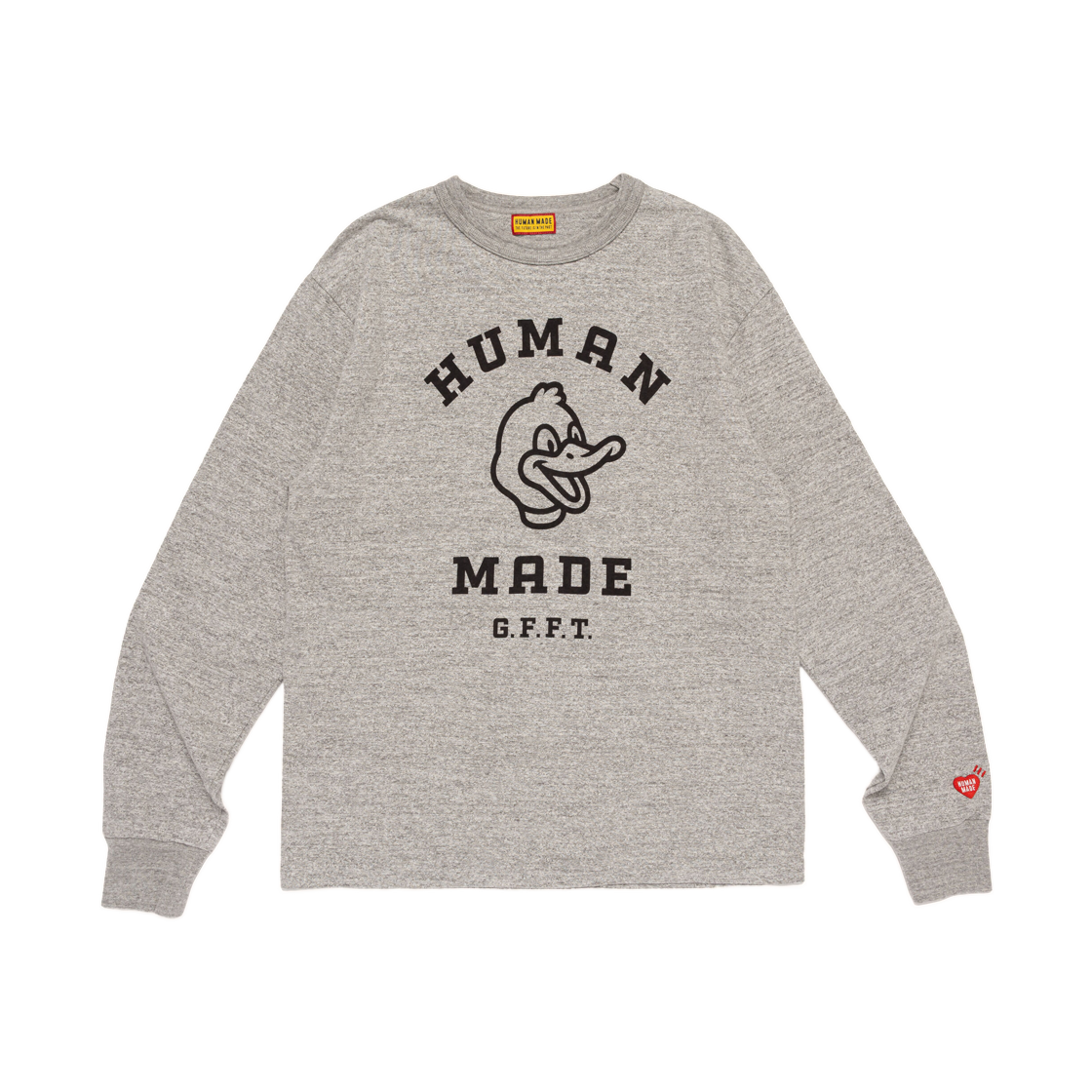 HM32CS043 Human Made Graphic L/S T-Shirt Gray