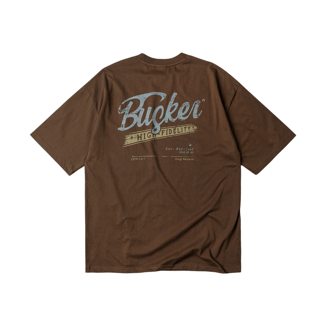 에즈카톤 록 피크 반팔티셔츠 브라운 KMST6869(EZKATON Rock Pick Short Sleeve Brown KMST6869) - 1