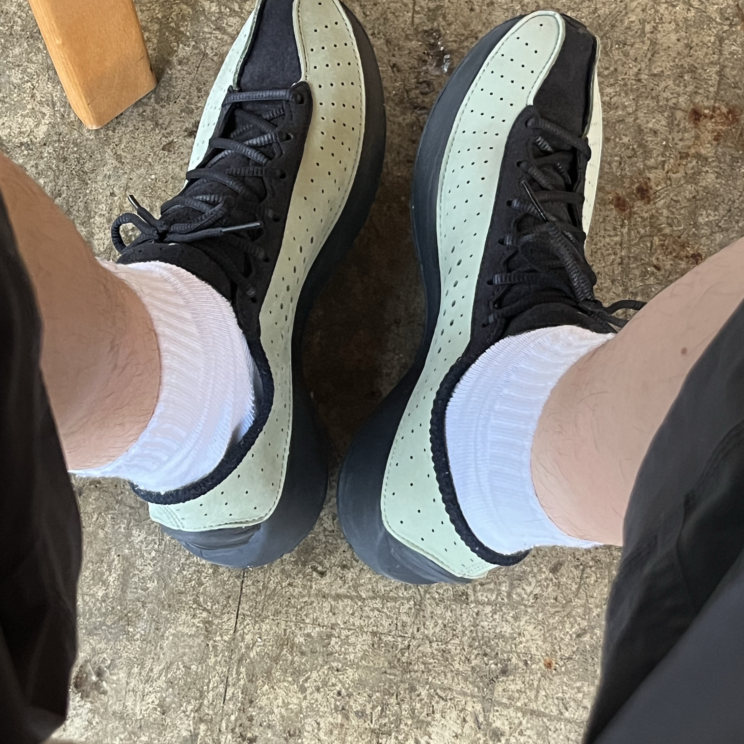 (W) Nike Air Superfly Oil Green Black 착용 스타일
