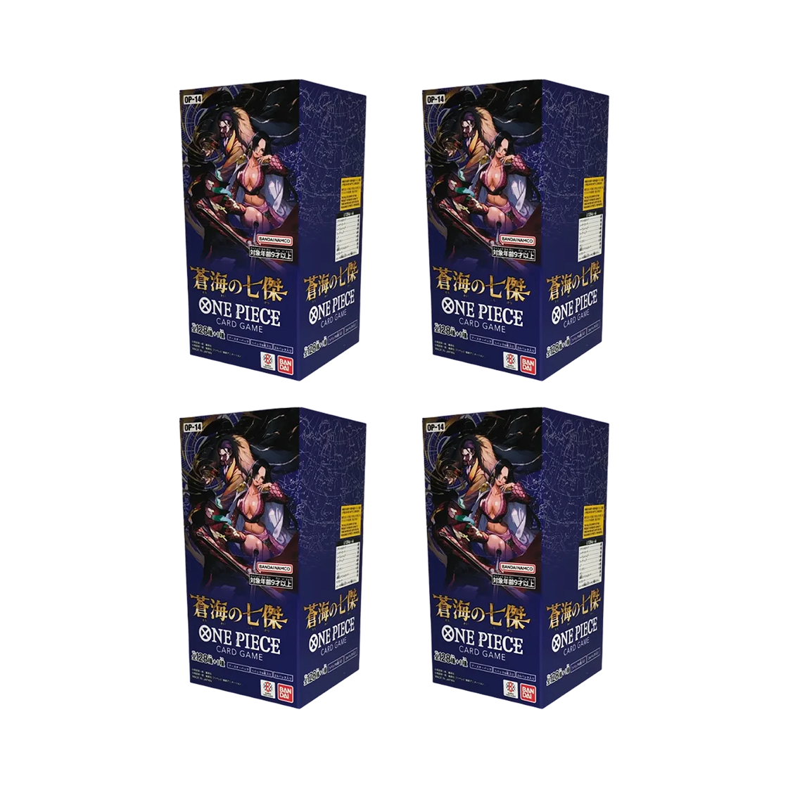 원피스 TCG OP-14 부스터 팩 창해의 칠걸 4 박스 (96팩/일어판)(One Piece TCG OP-14 Booster Pack The Azure Sea's Seven 4 Boxes (Pack of 96/Japanese Ver.)) - 1