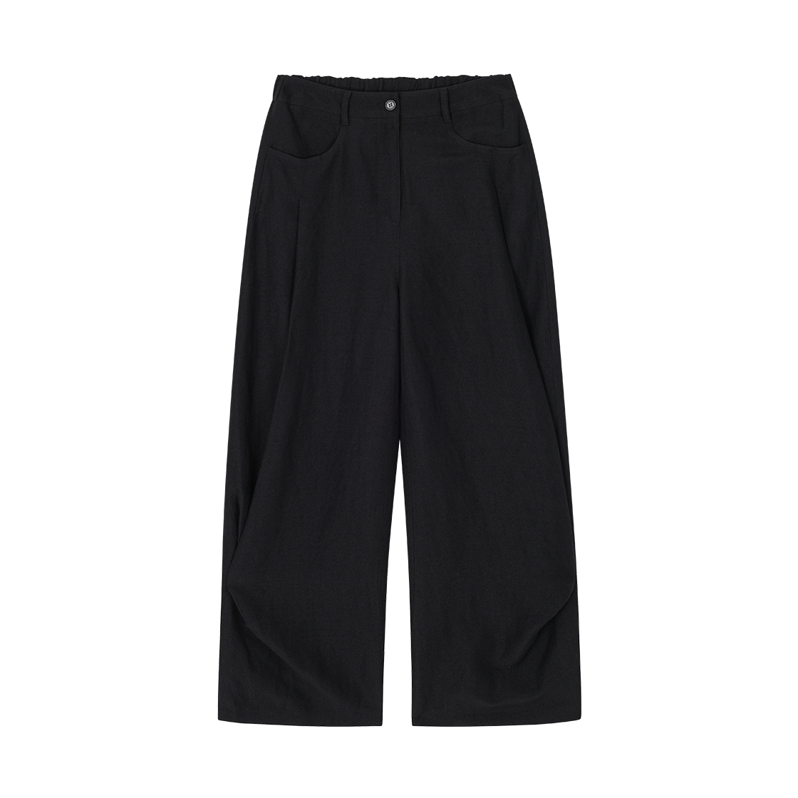 (W) 송지오 컬렉션 바이어스 드레이프 팬츠 블랙((W) SONGZIO COLLECTION Bias Drape Pants Black)
