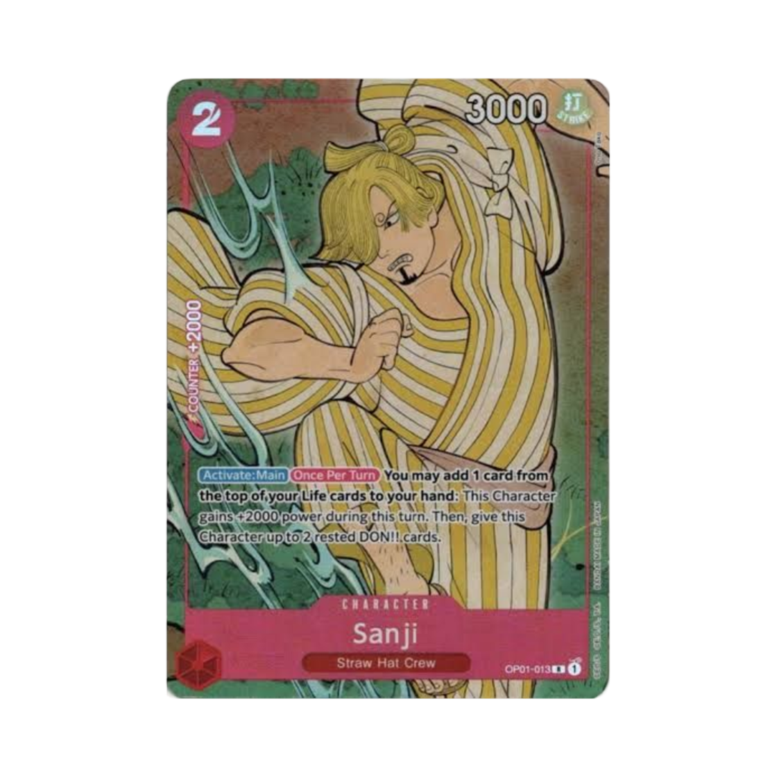 원피스 TCG 상디 R OP01-013 영문판 1주년 기념 세트 (영문판)(One Piece TCG Sanji R OP01-013 English 1st Anniversary Set (English Ver.)) - 1